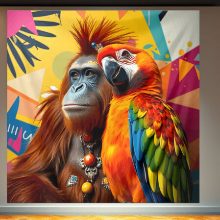 Animals LoftArt-Bild - Mon Key-Time - Mon 42 LoftArt-Bild - Mon 42 - Animal Edition