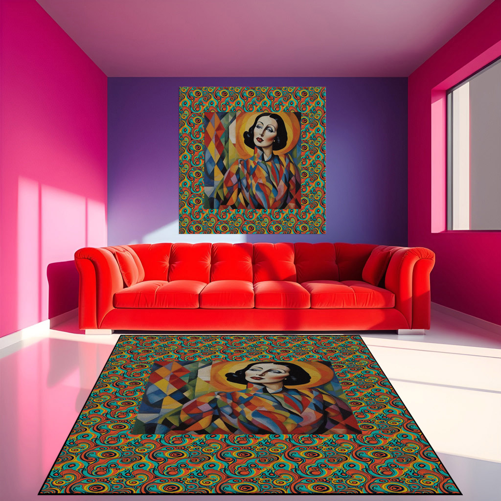 Teppich-Matte B1 Leopard Berhane