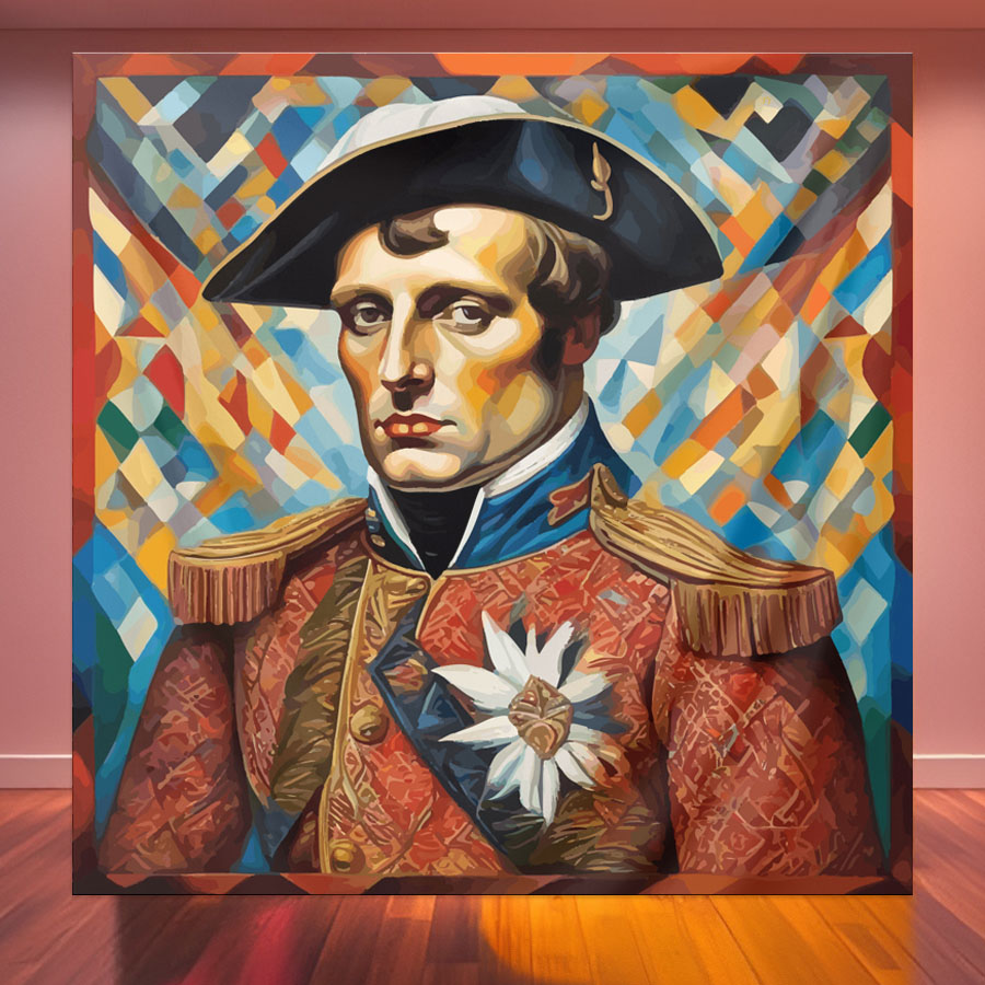 LoftArt-Bild -ColoriZmuZ- Zeitgeschichte Homage to Napoleon History