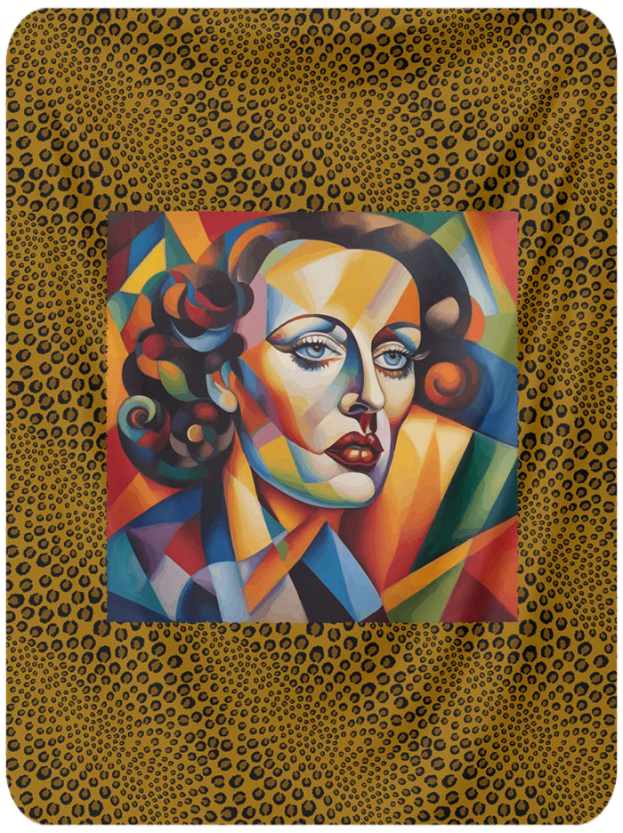 Decke E1 Leopard Elani