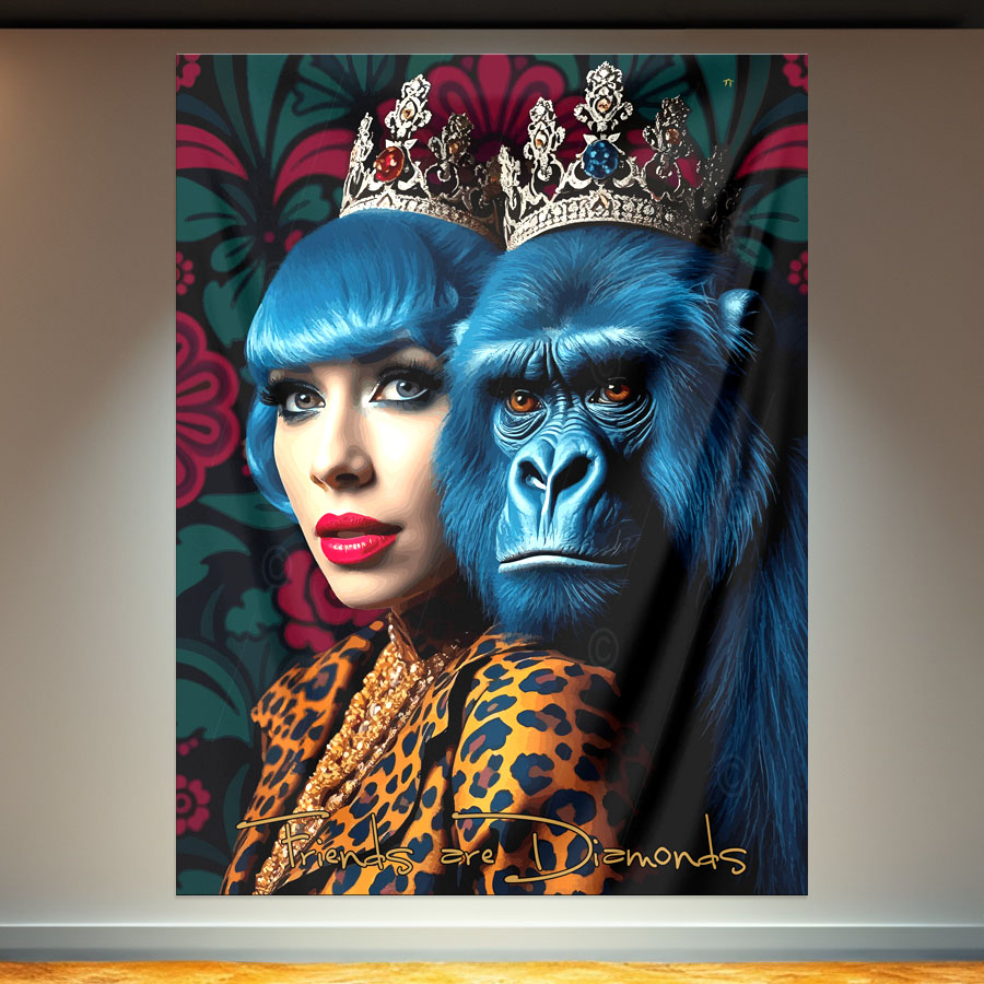 Friends are Diamonds LoftArt-Bild - Blue Hour - LoftArt-Bild - Blue Hour - Lust4Life Edition