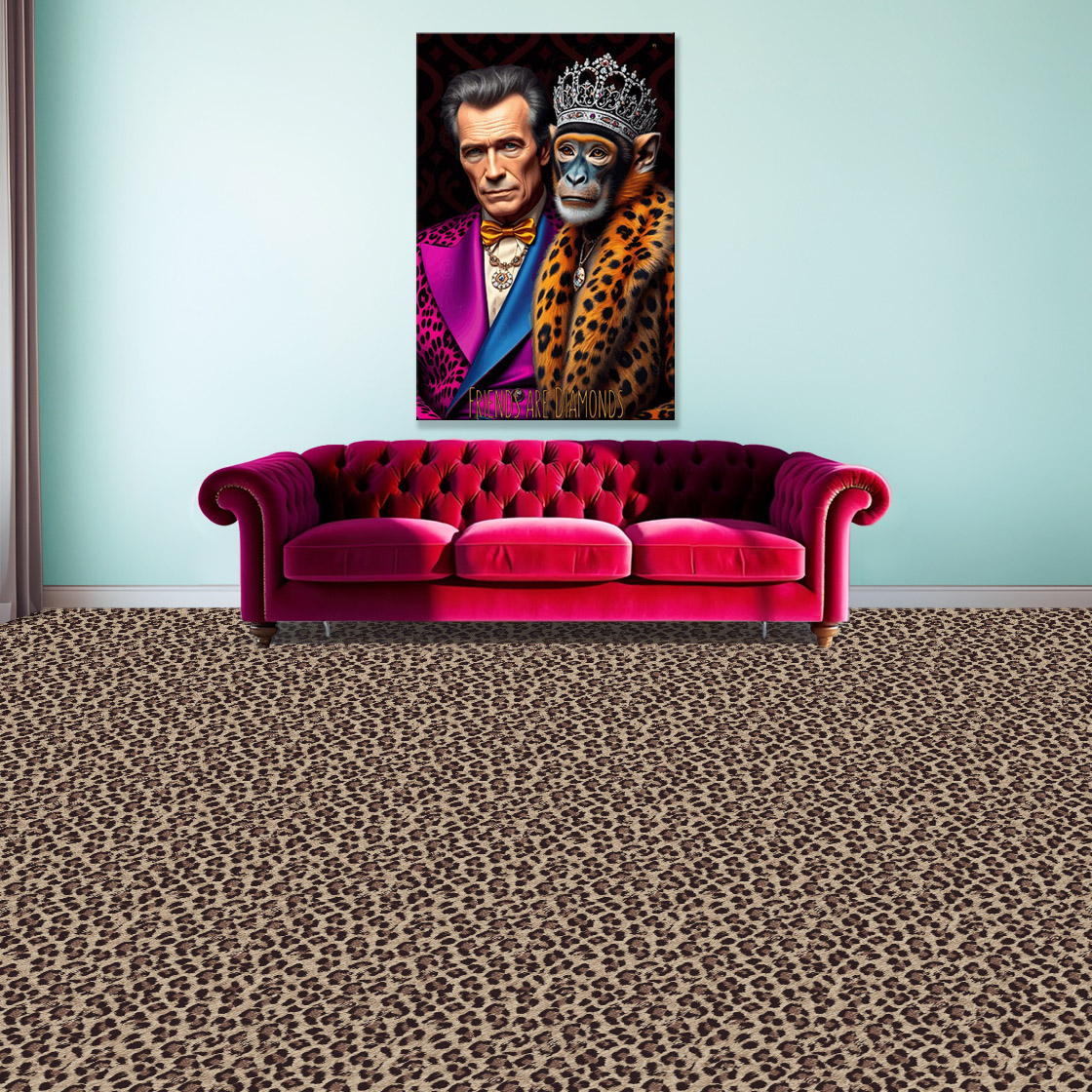 Teppichboden Leopard Allie Teppichboden mit Leopardenmuster