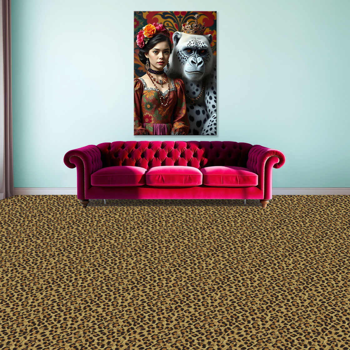 Teppichboden Leopard Hoagy Teppichboden mit Leopardenmuster