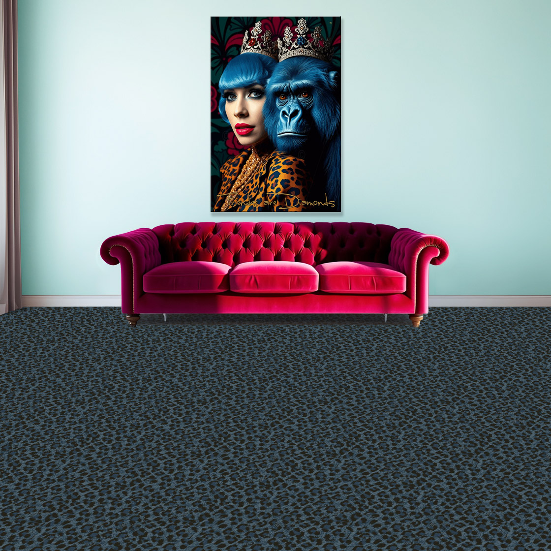 Teppichboden Leopard Stella Teppichboden mit Leopardenmuster