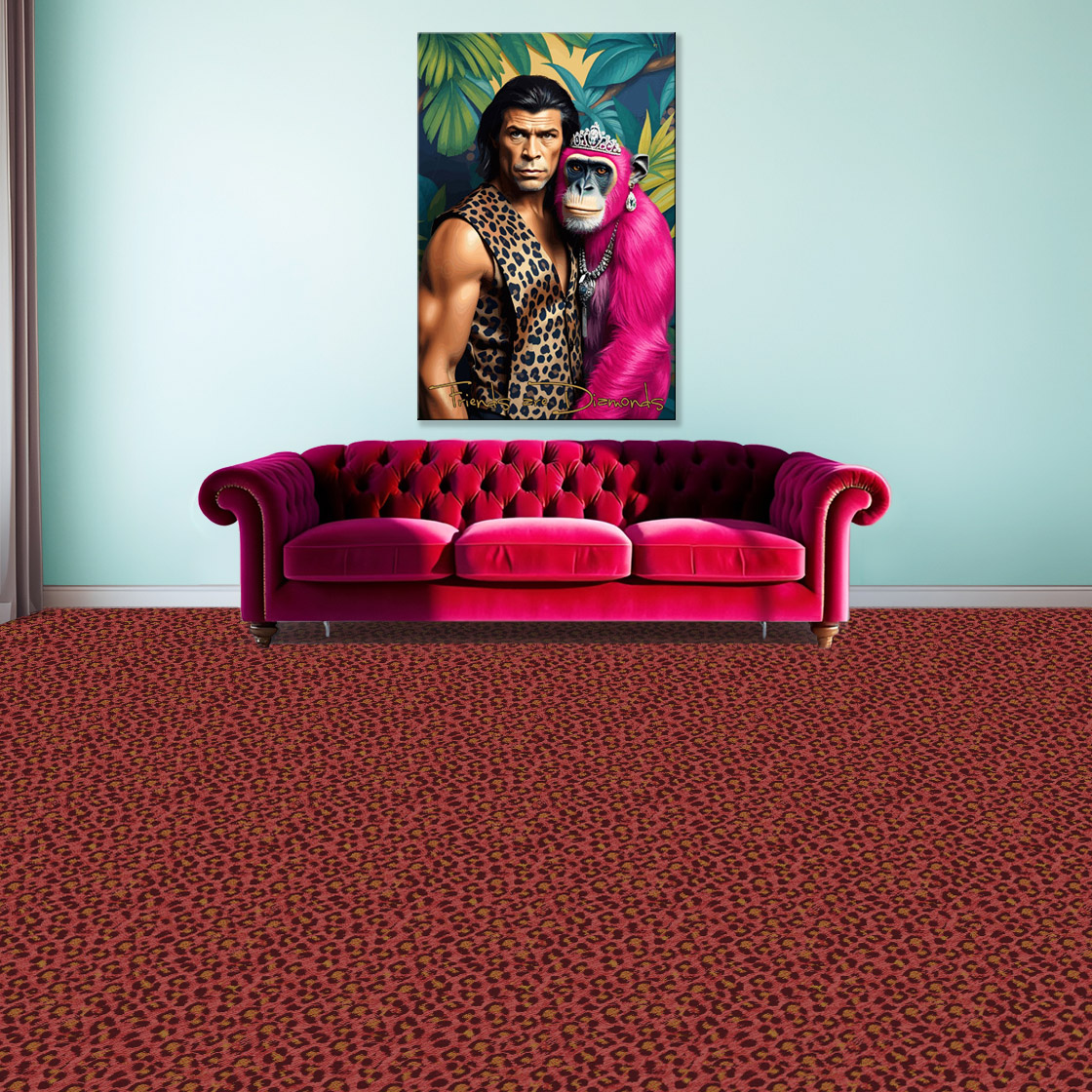 Teppichboden Leopard Stella Teppichboden mit Leopardenmuster