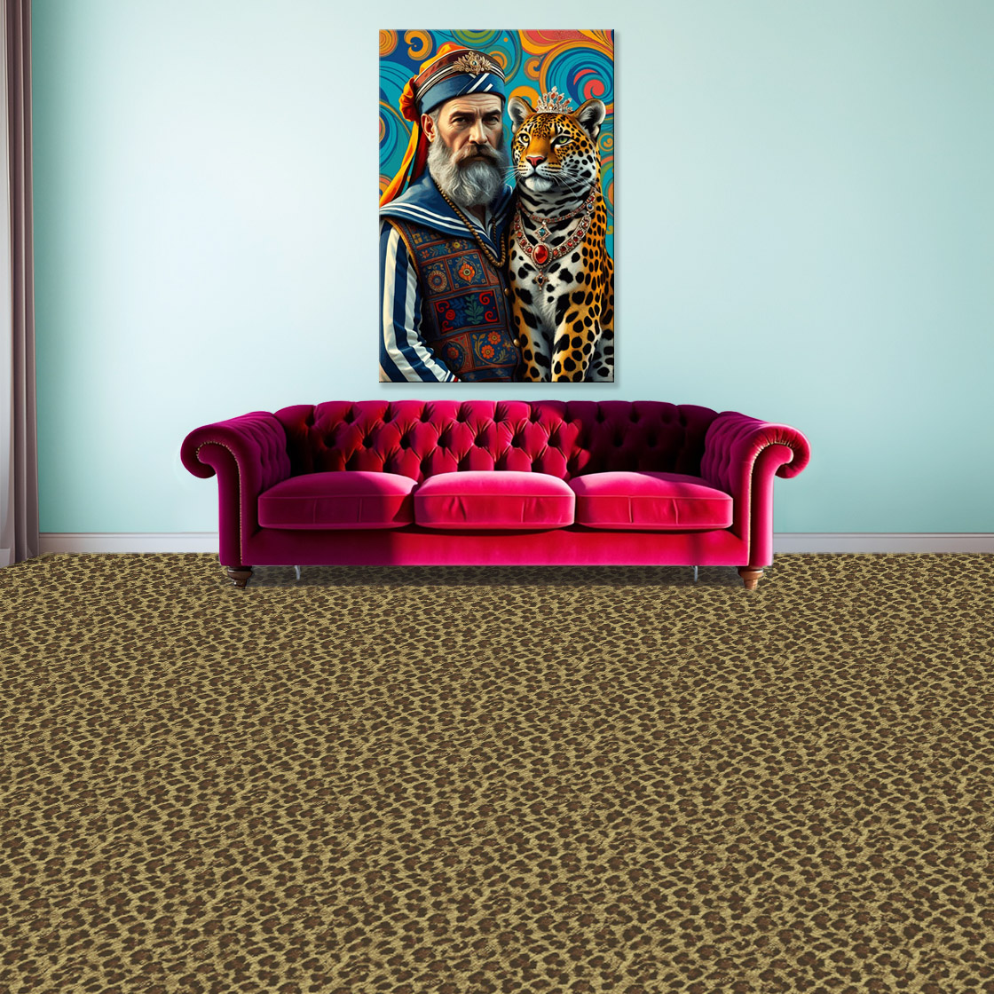 Teppichboden Leopard Thelonious Teppichboden mit Leopardenmuster