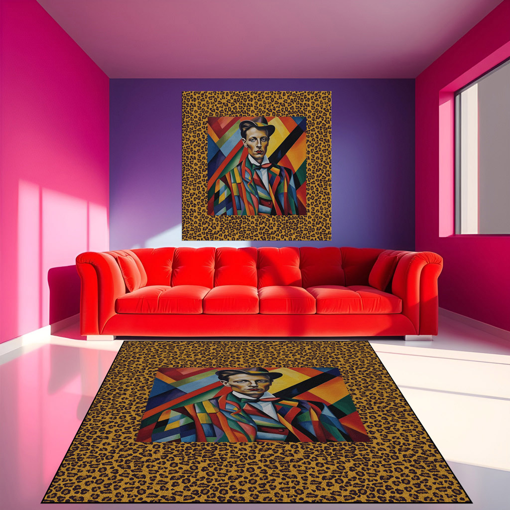 Teppich-Matte S1 Leopard Senait