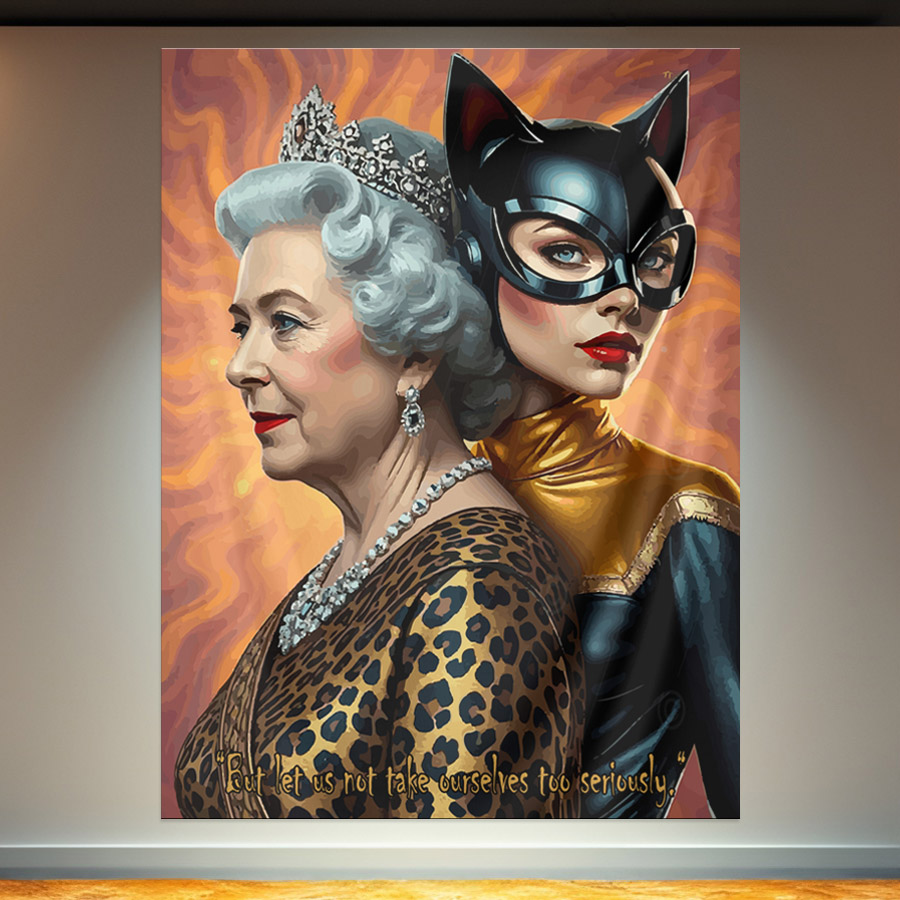 LoftArt-Bild -Queen and a Dream- Homage to Elizabeth II